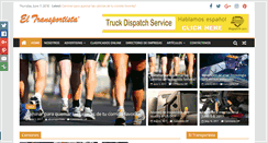 Desktop Screenshot of eltransportista.net